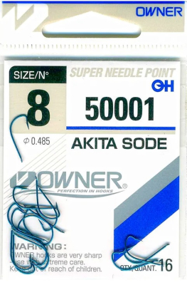 Крючок Owner 50001 № 8 16шт
