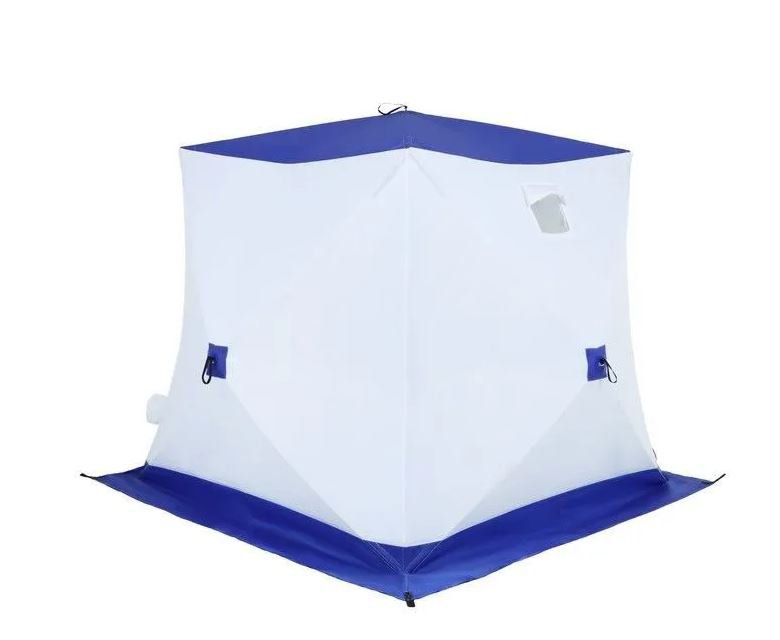 Палатка куб СЛЕДОПЫТ Long 2.15х1.8 м 3-х местная 3 слоя