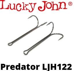 Крючок двойник Lucky John Predator сер.LJH122 K003/0