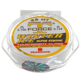 Леска TRABUCCO T-force Winter Ice 25м 0,128мм 2.100кг