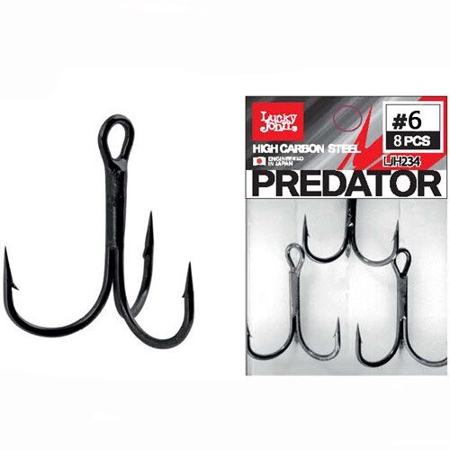 Крючок тройник Lucky John Predator сер.LJH234 002