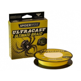 Леска плет. Spiderwire Ultracast 110m Yellow 0.14