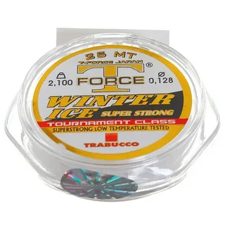 Леска TRABUCCO T-force Winter Ice 25м 0,128мм 2.100кг