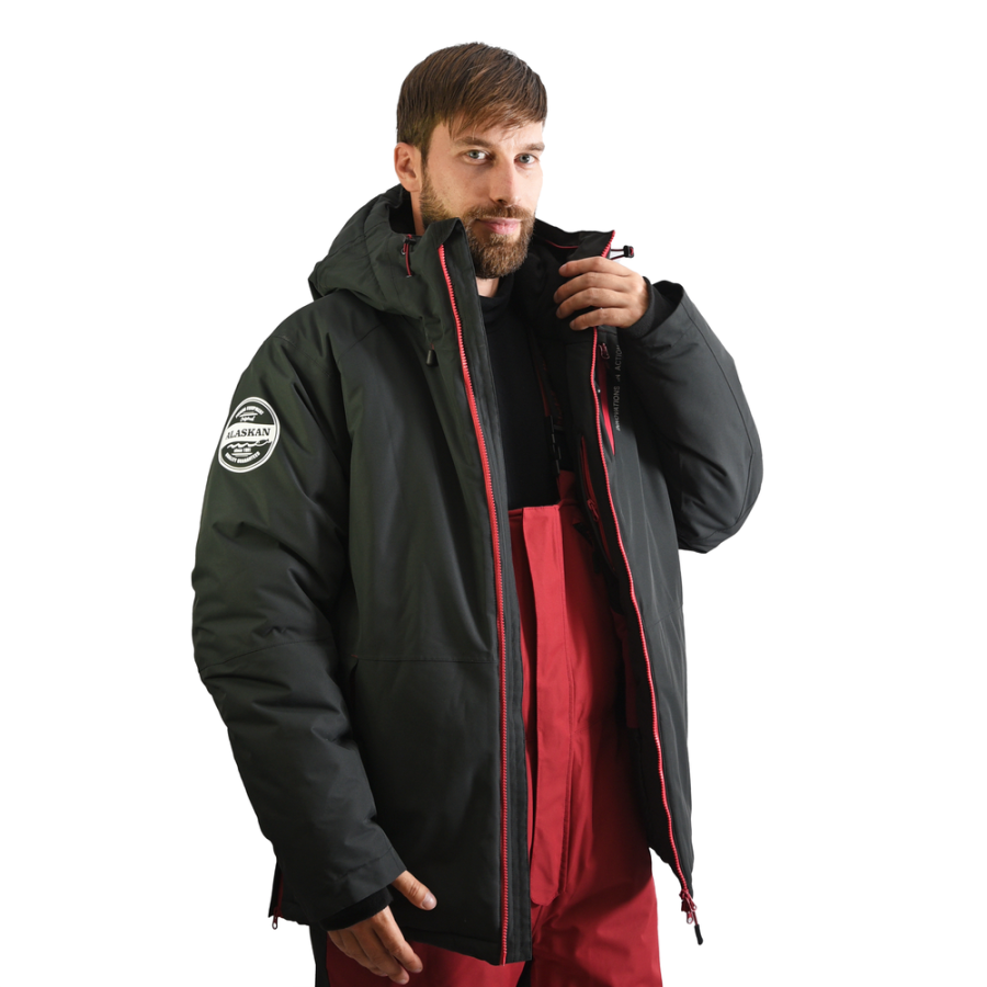 Костюм Alaskan Apache XL зим куртка+комб сер/бордов