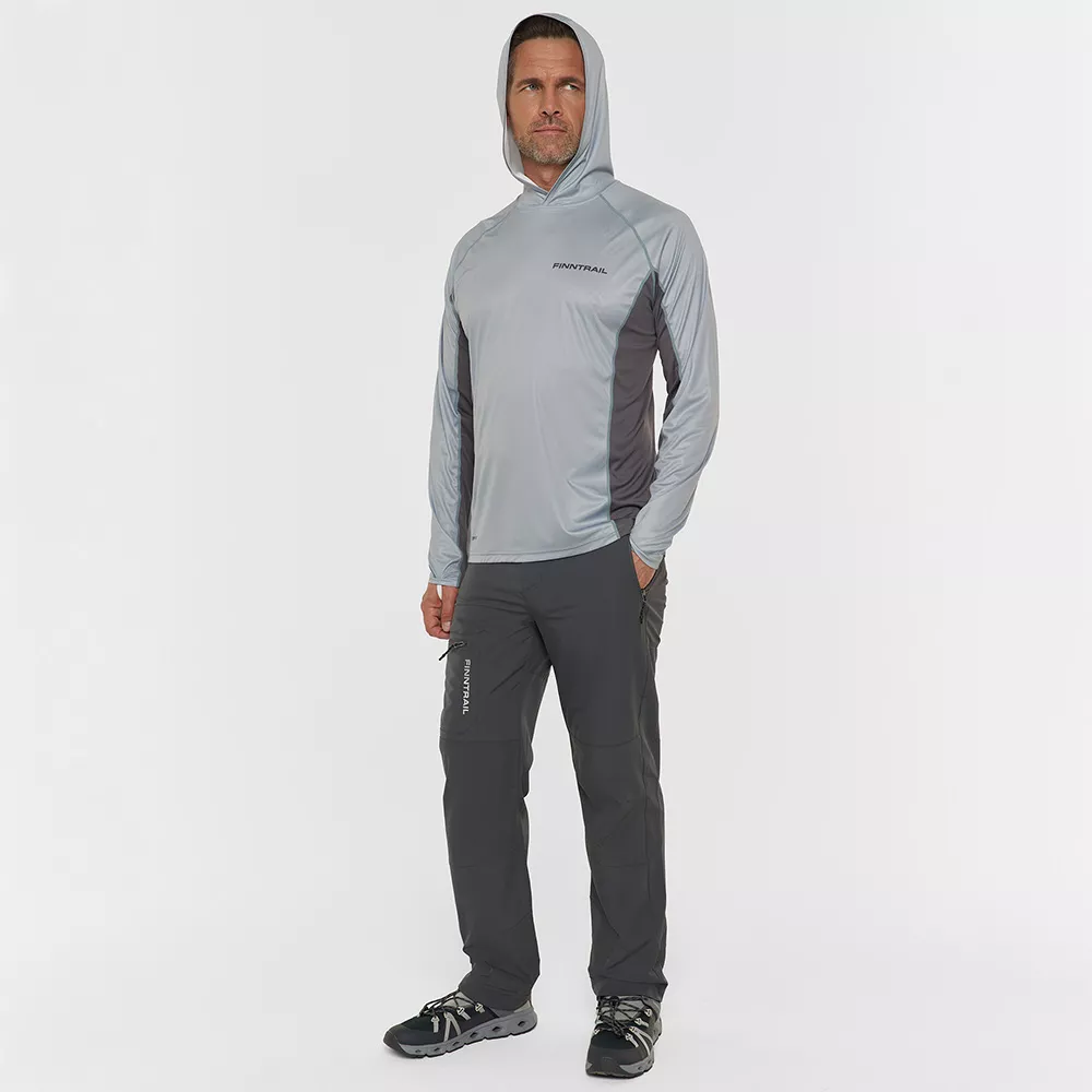 Лонгслив мужской Wave Big Logo 6614 Grey L