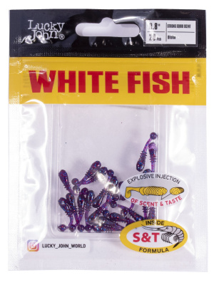 Слаги LJ Pro Series White Fish 0.8in 02,00/S63 20шт