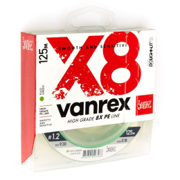 Леска плет. LJ Vanrex x8 Braid Fluo Green 125/014