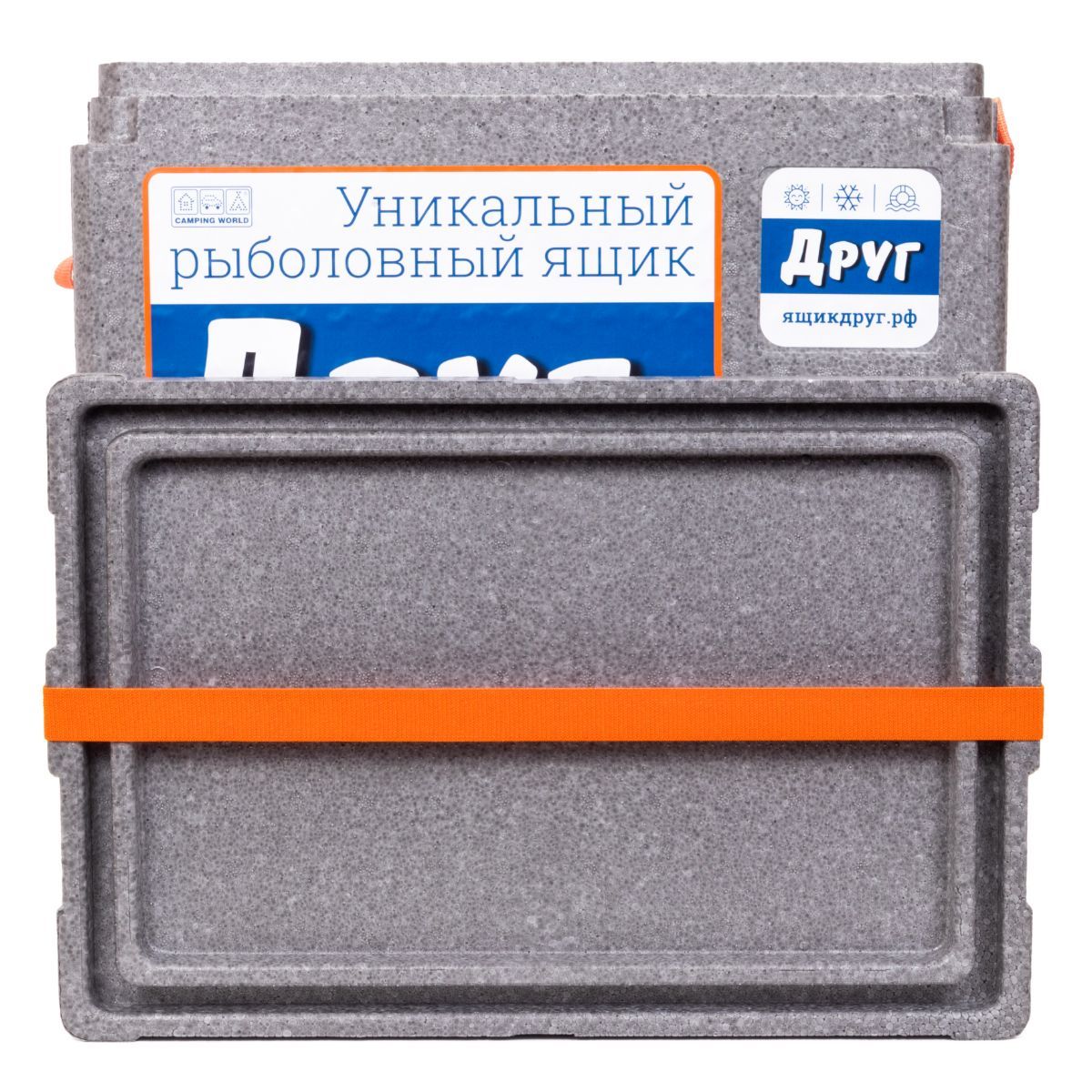 Ящик Camping World  Друг 30 л цвет серый