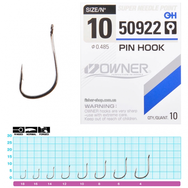 Крючок Owner 50922-10 10шт