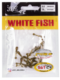 Слаги LJ Pro Series White Fish 0.8in 02,00/PA03 20шт Слаги LJ Pro Series White Fish 0.8in 02,00/PA03 20шт