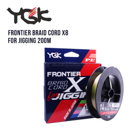 Леска плет. YGK Fronter Braid Cord X8 For Jig 200m #1.5 11.3