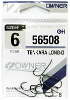 Крючок Owner 56508-06 Tenkara Long-D 8шт