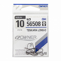 Крючок Owner 56508-10 Tenkara Long-D 10шт