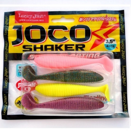 Виброхвост LJ Joco Shaker 3.5in 08,89/MIX1 4шт Виброхвост LJ Joco Shaker 3.5in 08,89/MIX1 4шт