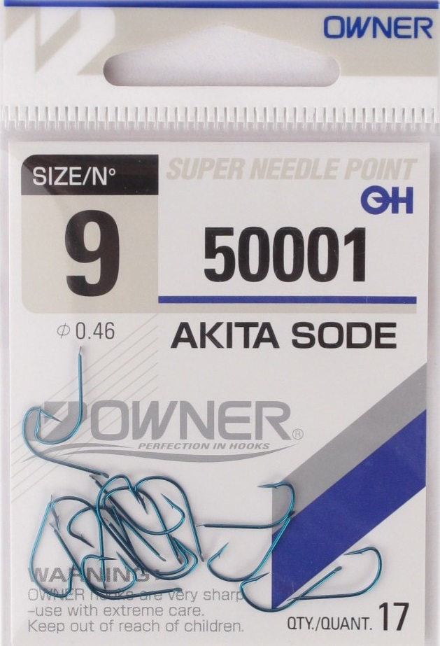 Крючок Owner 50001 № 9 17шт