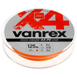Леска плет. LJ Vanrex x4 Braid Fluo Orange 125/008