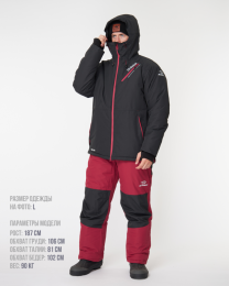 Костюм Alaskan Apache M зим куртка+комб сер/бордов Костюм Alaskan Apache M зим куртка+комб сер/бордов