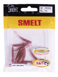 Слаги LJ Pro Series Smelt 1.5in 03,80/S14 12шт Слаги LJ Pro Series Smelt 1.5in 03,80/S14 12шт