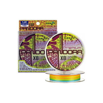 Леска плет Hanzo Pandora Mega Strong X8 1.2 (150м) 0,19мм 11