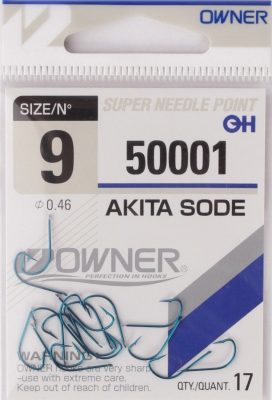 Крючок Owner 50001 № 9 17шт