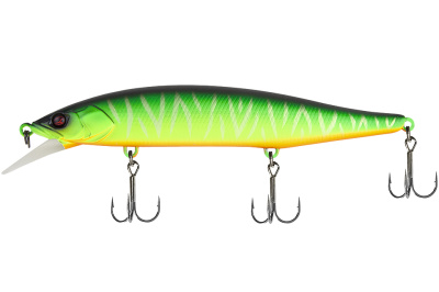 Воблер Jackall RV Minnow 110SP 16,3гр 1,0-1,2 mat tiger