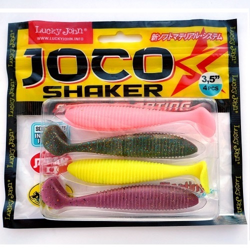 Виброхвост LJ Joco Shaker 3.5in 08,89/MIX1 4шт