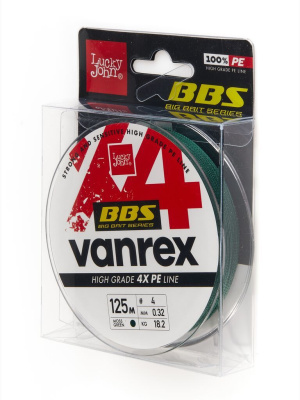 Леска плет. LJ Vanrex x4 Braid Moss Green 125/032