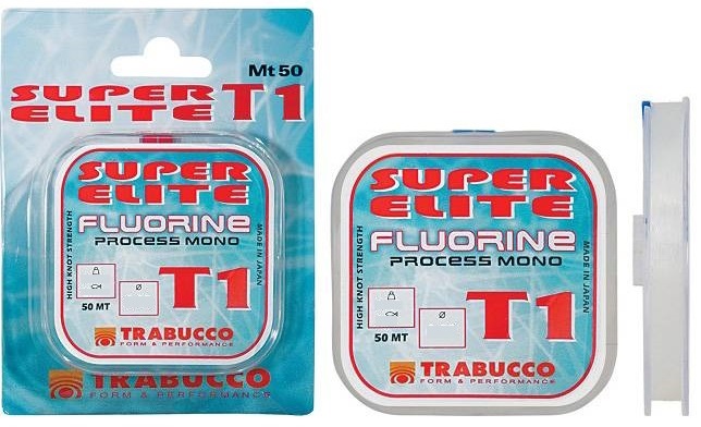 Леска TRABUCCO Super Elite Fluorine 50м 0,10 1,700кг нейл+фл