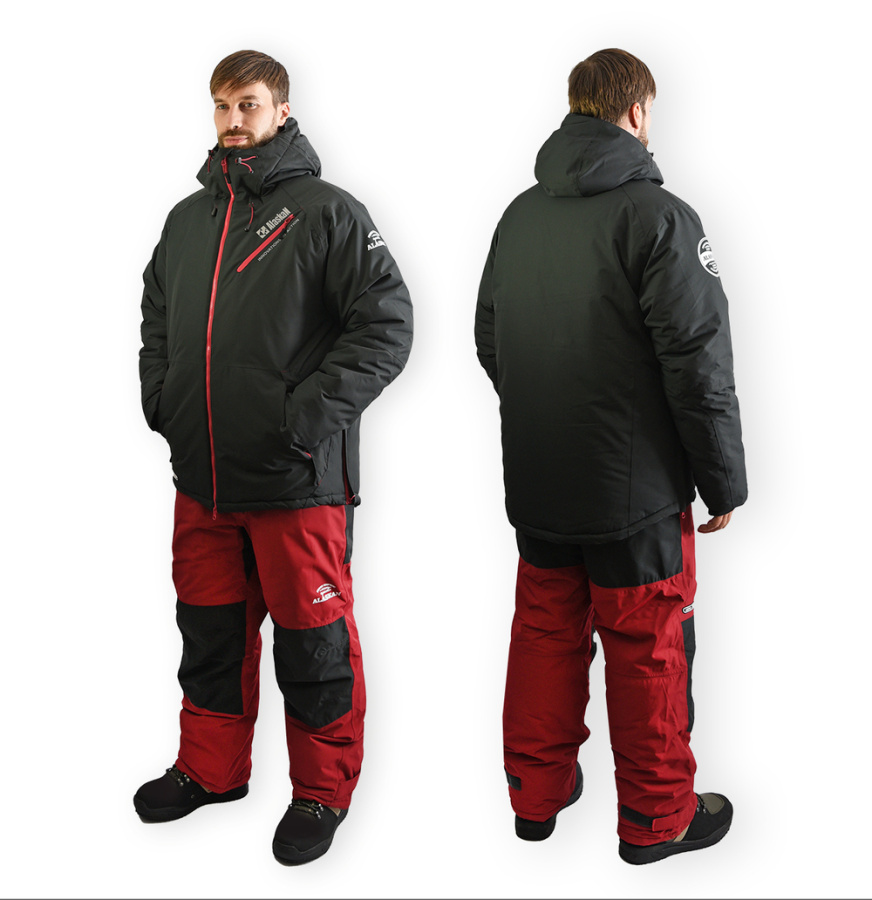 Костюм Alaskan Apache XL зим куртка+комб сер/бордов