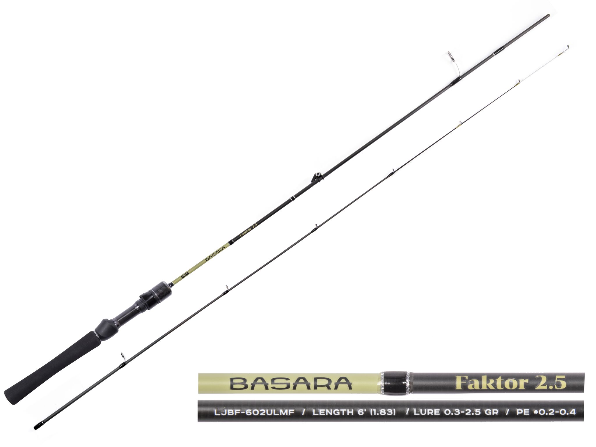 Удилище LJ Basara Faktor 2.5 1.83м 0.3-2.5гр
