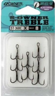 Крючок Owner тройник ST-36BC-08 уп. 8шт