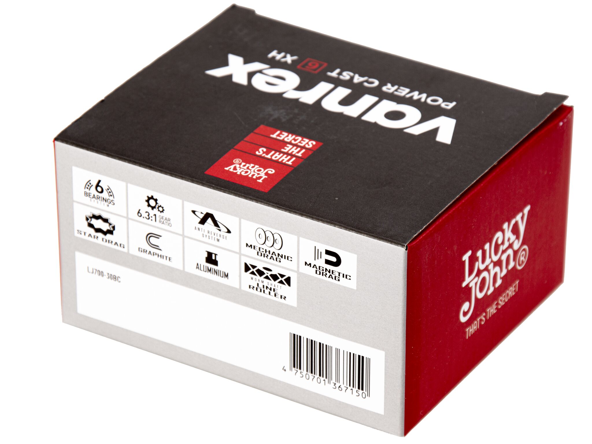 Катушка Lucky John Vanrex Power Cast 6 XH мульт