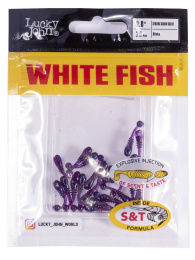 Слаги LJ Pro Series White Fish 0.8in 02,00/S63 20шт Слаги LJ Pro Series White Fish 0.8in 02,00/S63 20шт