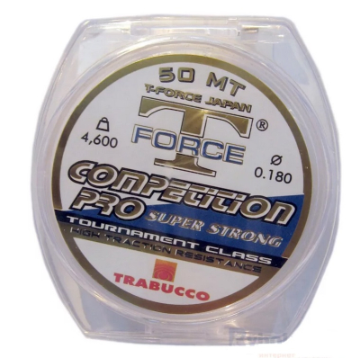 Леска TRABUCCO T-force Competition Strong 50м 0,18мм 4,600кг