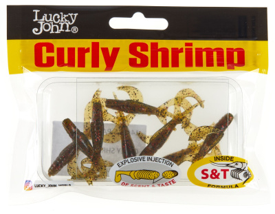 Твистер LJ Pro Series Curly Shrimp 2.0in 05,00/PA03 10шт