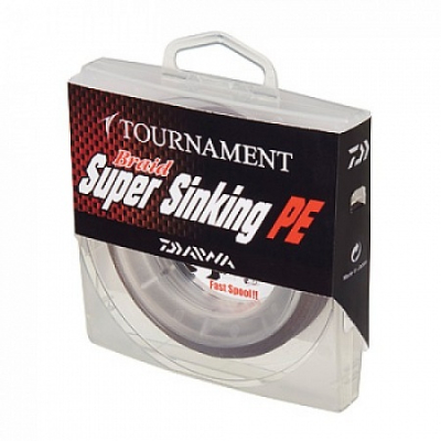 Леска плет. Daiwa Tournament Super Sinking Brown 150м d=0,23