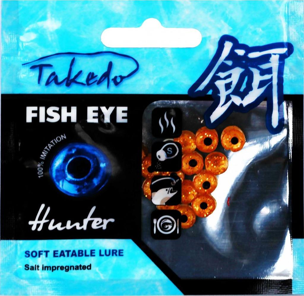 Приманка Takedo Окуневый глаз 5 мм аромат. мотыль желт. 15ш.jpg
